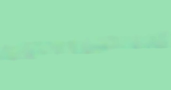Pastel pixel streak emerging after blank frames sliding fading showing brief move on transparent bg