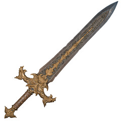 Decorative Sword Ornamental Fantasy Weapon