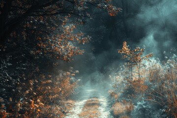 Fototapeta premium Embracing the Charm of Natural Scenery and all living things in it