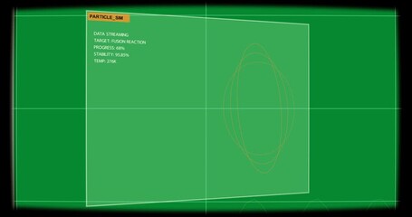 Panel appearing, PARTICLE_SIM showing loops evolving, tracking fusion, background transparent