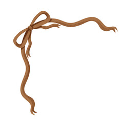Bow ribbon corner decoration