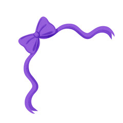 Bow ribbon corner decoration