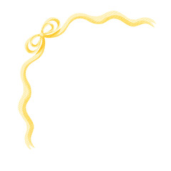 Bow ribbon corner decoration