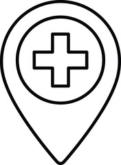 Obraz premium Healthcare navigation and location services for medical facilities