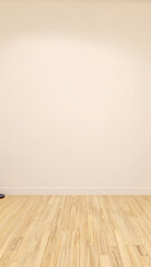 empty room with wooden floor