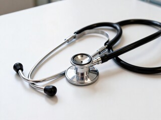 Stethoscope on White Surface