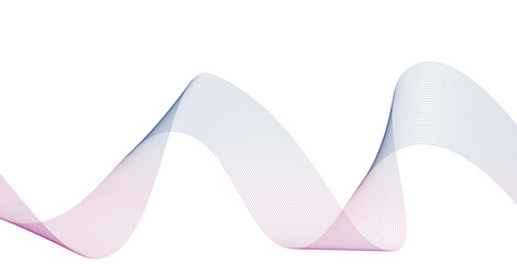 Abstract flowing wave pattern with smooth pink to light blue gradient and soft layered curves