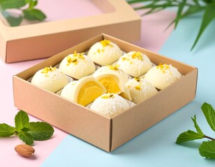 White Chocolate Truffle with Mango Filling