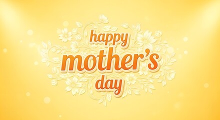 Warm wishes on mother's day with happy and loving sentiments