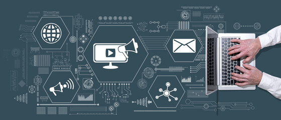 Concept of online marketing