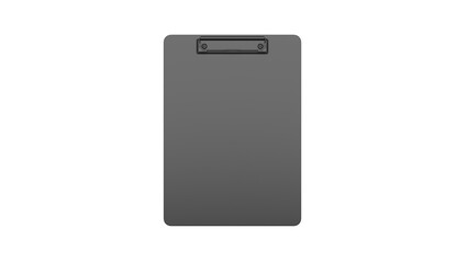 Black Clipboard on Dark Background
