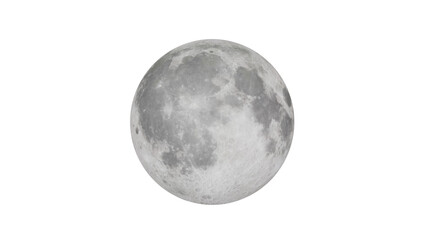 Full Moon Against Black Sky