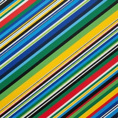 Colorful Diagonal Stripes Pattern with Vibrant and Dynamic Design.