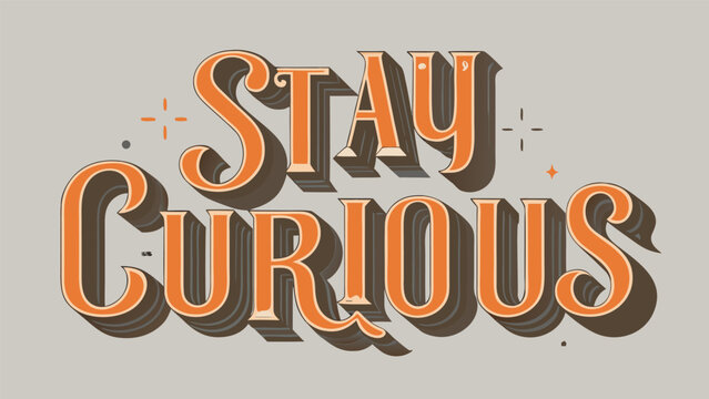Vibrant typography design featuring an inspirational message