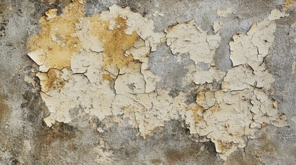 Obraz premium Cracked and Peeling Paint on Rustic Wall Surface