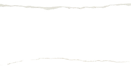 Obraz premium Torn Paper: The delicate edges of a piece of paper, where a tear leaves a jagged edge against an empty, spacious area. A concept of vulnerability, and revealing.