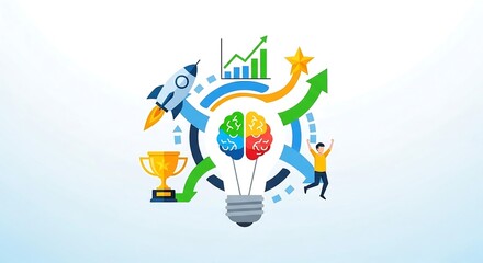 Brain bulb fuels success journey