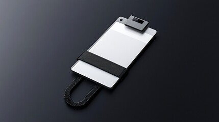 Smartphone, Strap, Dark Background, Studio, Mockup