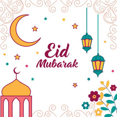 Eid Mubrarak Social Media New Design