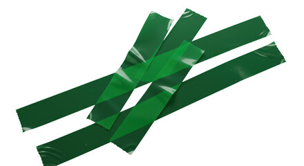 Green Bands: Displaying dynamic arrangement of green bands, this image showcases a simple yet striking composition with a sleek, minimalist aesthetic.