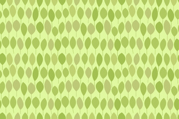 A seamless pattern with green leaves. Green leaves spring background.