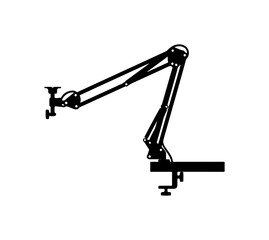Microphone Boom Arm Setup © Enamul