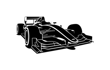Obraz premium Formula 1 Race Car Design Illustration