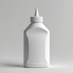 Photorealistic Shot Plastic Squeeze Bottle Pointed Nozzle (like Sauce Or