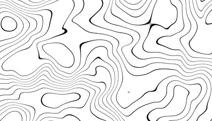 Topographic map patterns, topography line map. Vintage outdoors style. Abstract lines map Template on transparent background. Stock Overlay Isolate Lines © kastanka