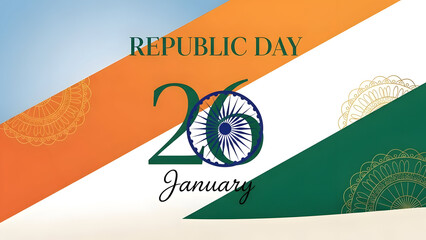 Celebrating republic day on january 26th with national pride