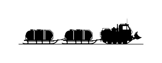 Obraz premium Industrial Tanker Train on Railroad Tracks