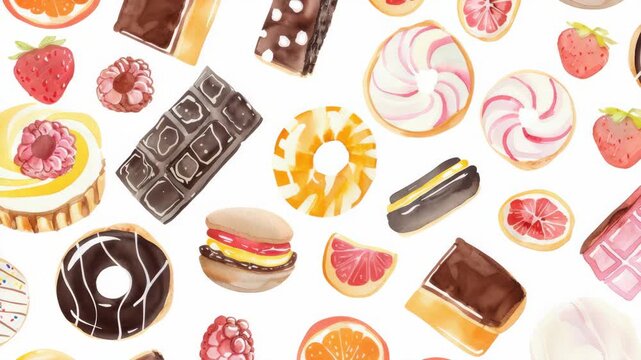 An featuring a variety of delectable snacks.