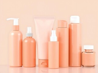 Collection of skincare products