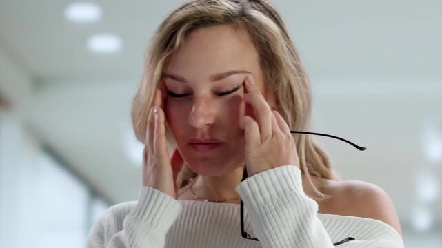 Girl With Symptoms Of Glaucoma And Retinal Injury