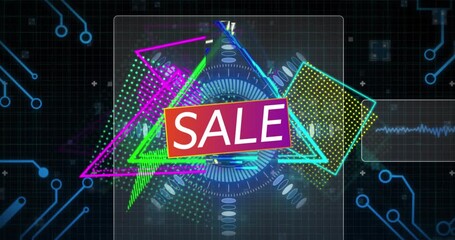 Animation of start text and happy new year text over stars - Powered by Adobe