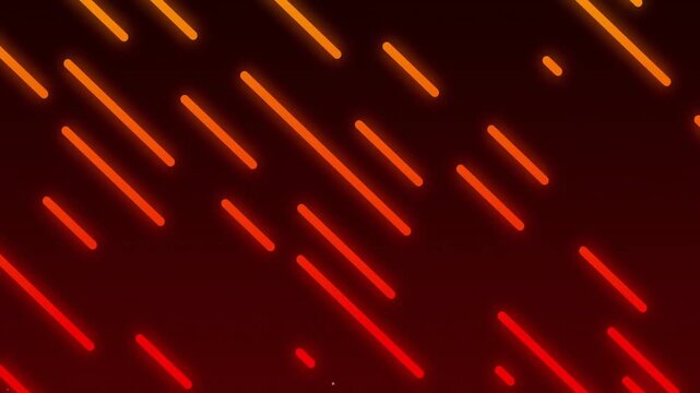 Glowing diagonal bars sliding across maroon backdrop, showcasing red orange yellow gradient design