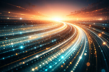 Data highway into infinity