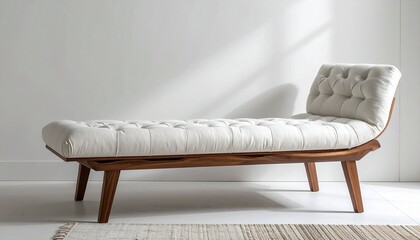 Title: Calm Corner: Minimalist Living with Natural Touches