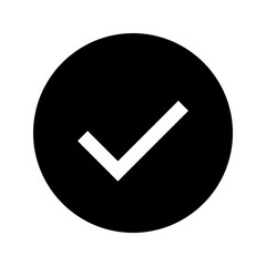 check mark icon, representing approval, verification, confirmation, success, and completed status.