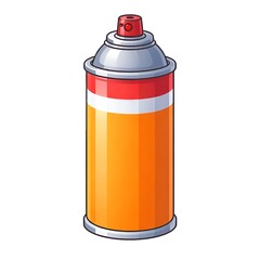 spray can isolated on white