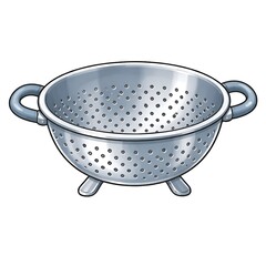 stainless steel pan isolated