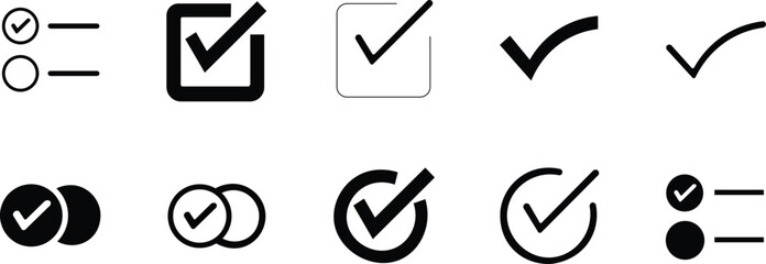 check box icon with correct, accept checkmark icons green tick box, check list circle frame - checkbox symbol sign. check mark box square frame. check mark icon button set. check box icon with right  © Abdul Rehman
