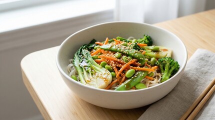 Healthy Food Background with Fresh Organic Ingredients and Clean Eating Concept