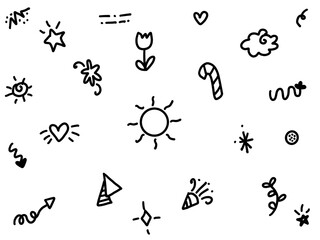 Colorful Doodles Pattern