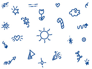 Colorful Doodles Pattern