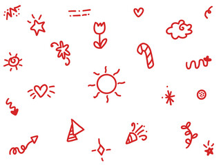 Colorful Doodles Pattern