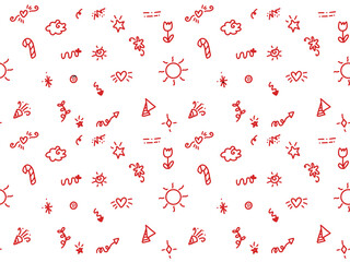 Colorful Doodles Pattern