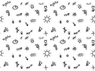 Colorful Doodles Pattern