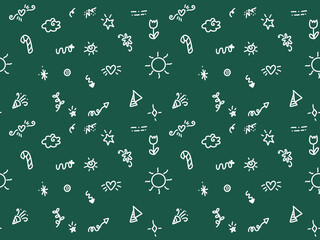 Colorful Doodles Pattern