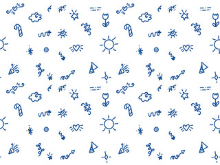 Colorful Doodles Pattern